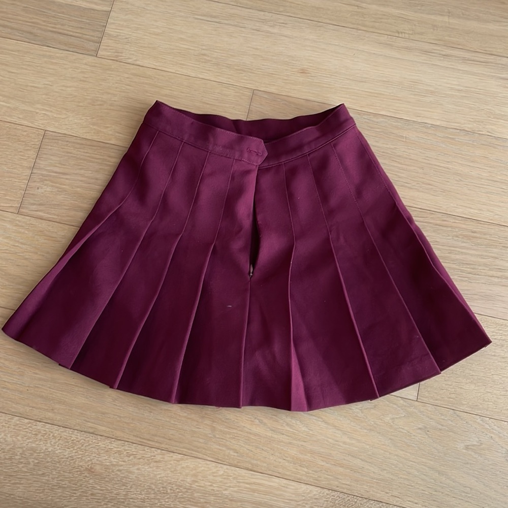 American Apparel Fuschia Classic Skirt